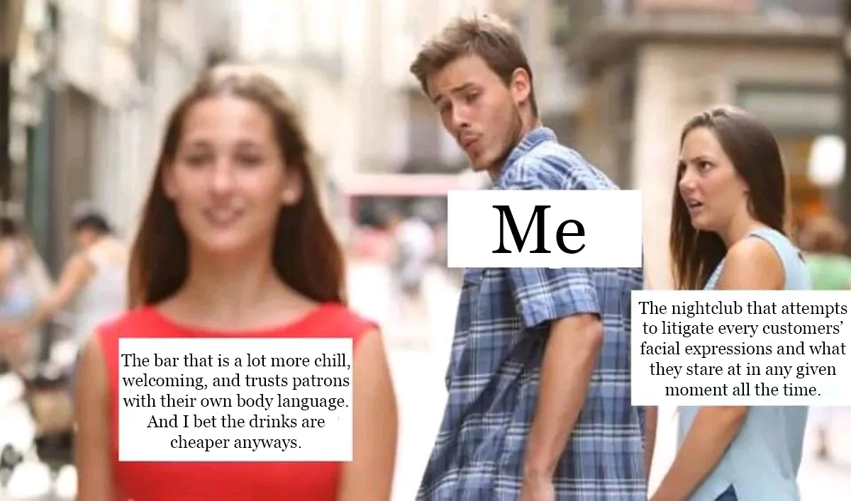 man staring at woman meme bars staring rules.jpg